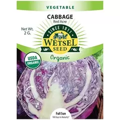 ORGANIC RED ACRE CABBAGE 2G
