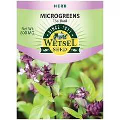 Microgreens, Thai Basil - 800 Mg