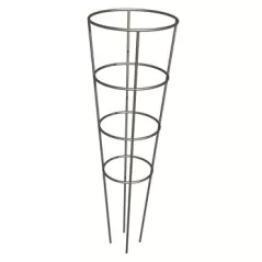 Panacea 60" Widemouth 4 Leg 4 Ring Galvanized Tomato Cage