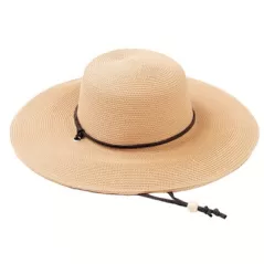 Sloggers Womens Braided Hat Light Brown Med UPF 50+