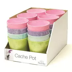 Artstone 24pc 5" Cache Pot Bright Color Pack