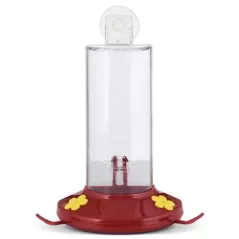 Perky Pet 8oz Window Feeder Acrylic With 2 Fountains