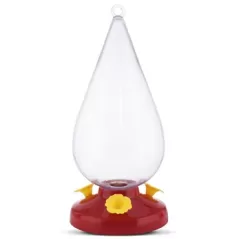 Perky Pet 32oz Natural Dew Drop Design Hummingbird Feeder