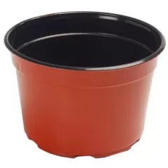 Landmark 09.00 Mum Pan Maxi Grow Coex Pot Terra Cotta 100 Per Case / 40 Cases Per Pallet