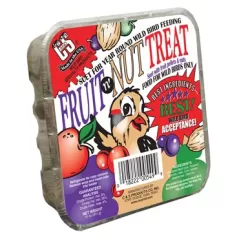 C&S 11.75oz Fruit & Nut Treat Suet Cake