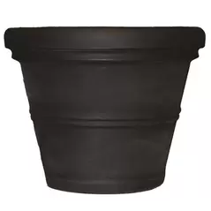Tusco 30" Rolled Rim Planter Black