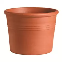 Deroma 4.73" Cylinder Pot Terra Cotta Case Pack