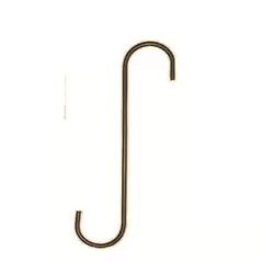 Hookery 12" S Extension Hook w/ 2" Opening