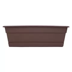 Bloem 24" Dura Cotta Window Box Chocolate