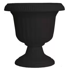Southern Patio 19" Utopian Urn Black