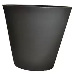 Tusco 20" Cosmo Round Planter Black