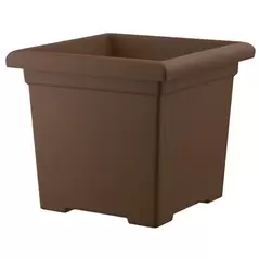 HC 15.5" Accent Square Planter Chocolate Akro Mils