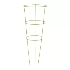 Panacea 42" Green Tomato Cage 3 Leg 3 Ring