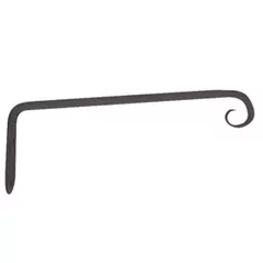 Panacea 10" Forged Hook Straight Black