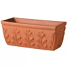 Deroma 12" Window Box Pot Terra Cotta Case Pack