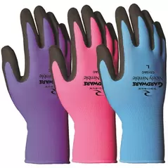 BGC Glove Gardware 15G Nicely Nimble Sgl Nitrile M