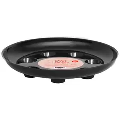 CWP 10" Black Carpet Saver Saucer