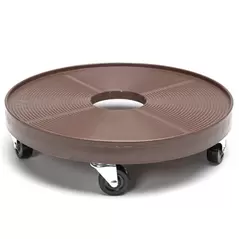 Devault 16" Plant Dolly with Hole Espresso