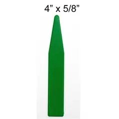 DPI 1000/4" Molded Plastic Labels Green
