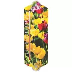Headwinds 10" EZ Read Deco In/Out Thermometer Flowers