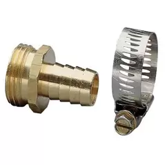 Nelson Brass Clamp Hose Repair 5/8" Male