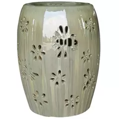 MCarr 19" Bumblebee Stool Brown Cream