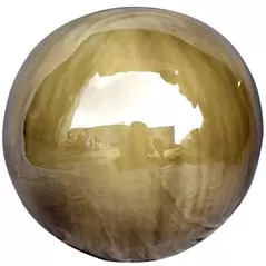MCarr 12" Sphere Brown Cream