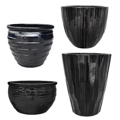 MCarr 26pc Techno Planter Glossy Black