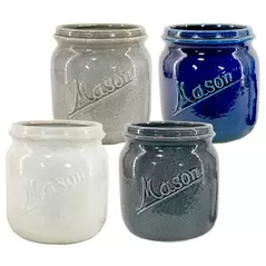 MCarr 4PC 8" Mason Tall Jar Set