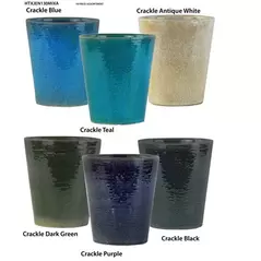 MCarr 18pc Tall Round Pot Set Mixed Colors