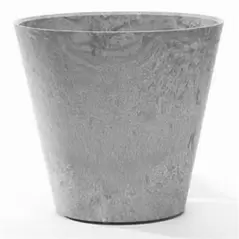 Artstone 6" Round Napa Planter Grey