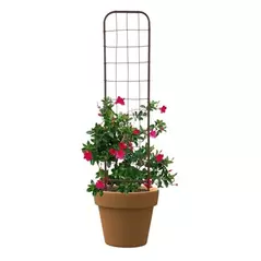 Panacea 48" Rustic Woven Pot Trellis Rust