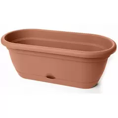 Bloem 18" Lucca Window Box Terra Cotta