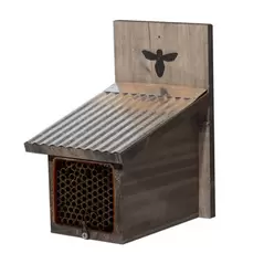 Woodlink Mason Bee House With Galvanized Roof