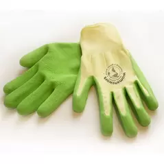 WWG Large Green Weeding Glove Latex Dipped