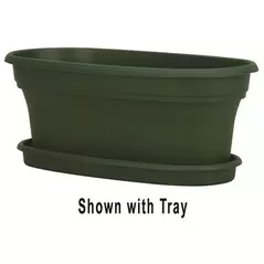 HC 20" Panterra Oval Planter Green Akro Mils
