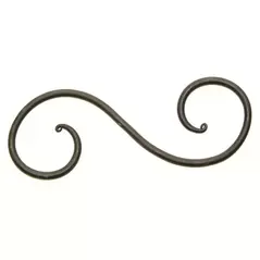 Panacea 6" Black Forged S Hook