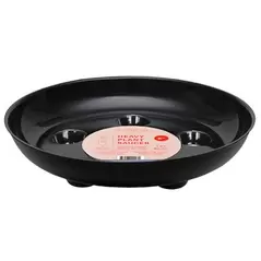 CWP 8" Black Carpet Saver Saucer