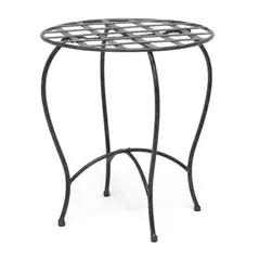 Deer Park Lattice Plant Stand Small Black