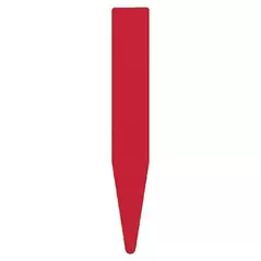DPI 1000/4" Molded Plastic Labels Red
