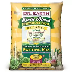 Dr Earth 8qt Exotic Cactus & Succulent Soil 4/CS