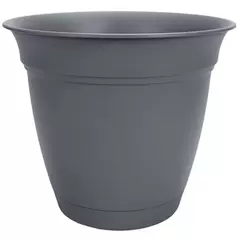 HC 10" Eclipse Round Planter Warm Gray