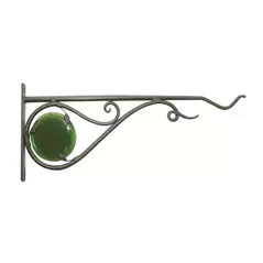Panacea 15" Forged Stained Glass Plant Bracket