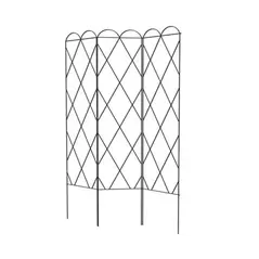 Panacea 60" H Rustic 3 Panel Exp Pea Trellis Rust