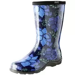Sloggers Womens Boot w/ Trim Spring Blue Size 11