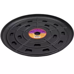 Plant Stand 17" Down Under Saucer Black
