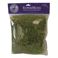 SuperMoss 120cu Bag PR Spanish Moss Grass Green