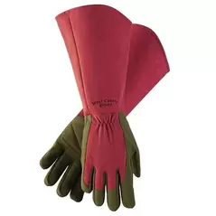 SWI West County Rose Gauntlet Glove Ruby Large
