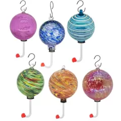 Woodlink 5" Round Glass Hummingbird Feeder Assorted