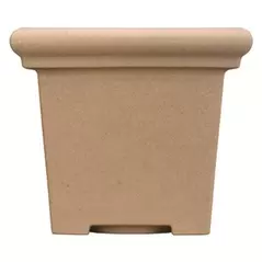 HC 20" Terrazzo Round Planter w/ Heavy Rim Sandstone Akro Mils
